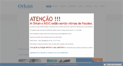 Desktop Screenshot of orkan.com.br