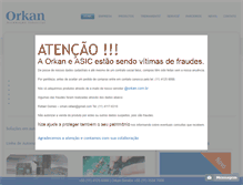 Tablet Screenshot of orkan.com.br